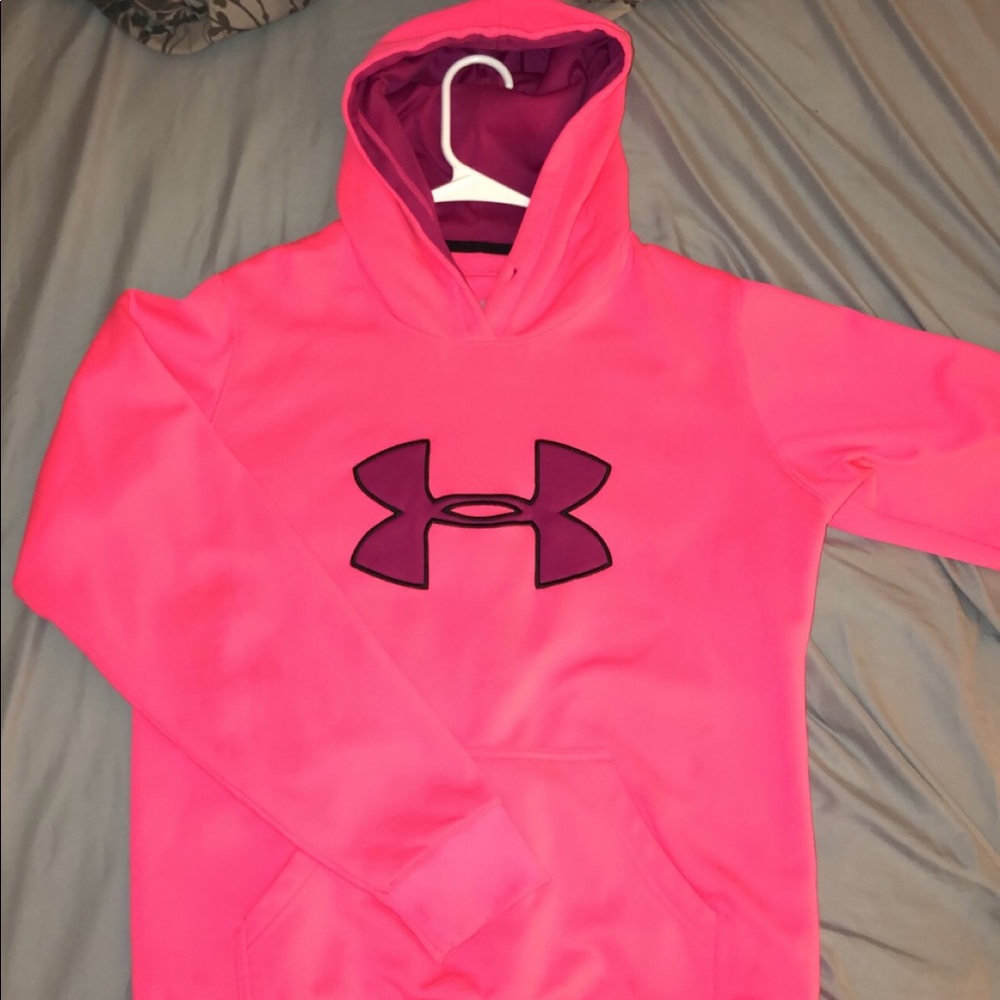 Pink Under Armour Hoodie
